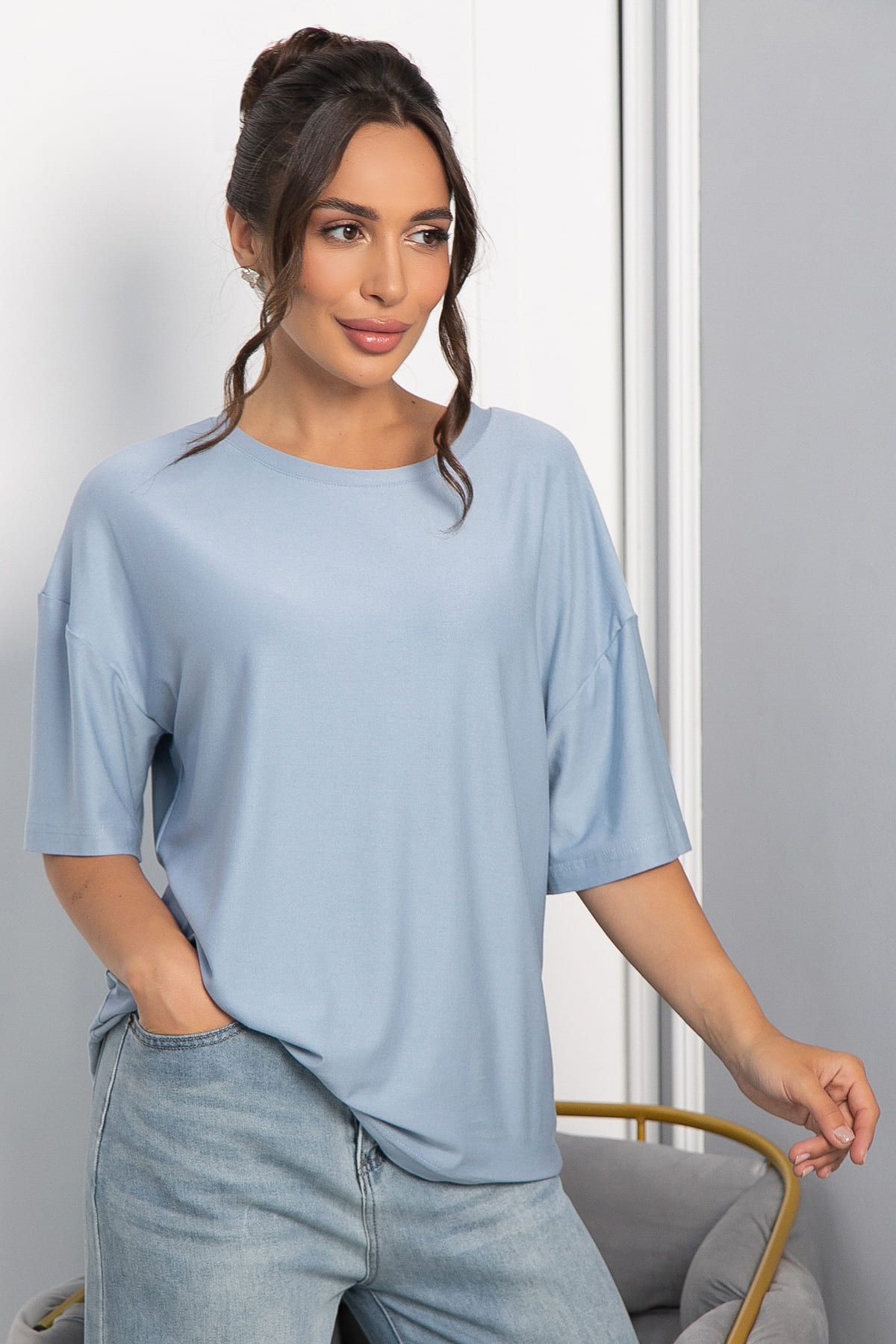 Футболка Аризона НЬЮ (голубая) Б13980-25М