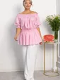Блуза Летняя идиллия (зефирно-розовая) Б13912-47М