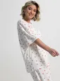 Костюм домашний с брюками Мона (белый) К15209-1М