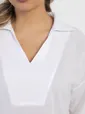 Блуза Легкость движения (белая) Б12945-30М