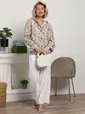 Пыльник Летний день (бело-коричневый) Б15152-8М