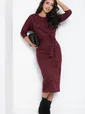 Платье Эврика (бордовое) П12344-10