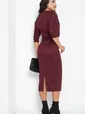 Платье Эврика (бордовое) П12344-10