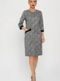 Платье Твоя мода (темно-серое) П13747-19М