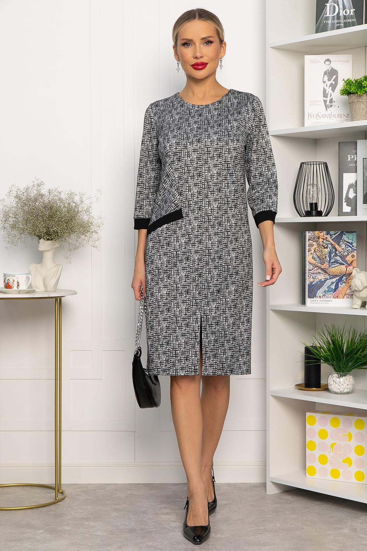 Платье Твоя мода (темно-серое) П13747-19М