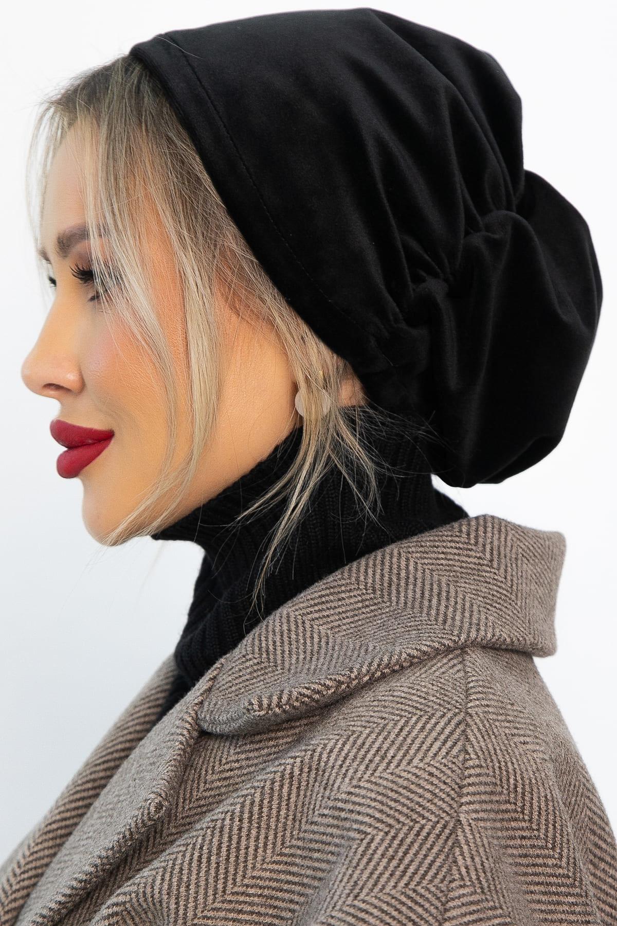 Чалма с резинкой (черная) ЧР10-23М