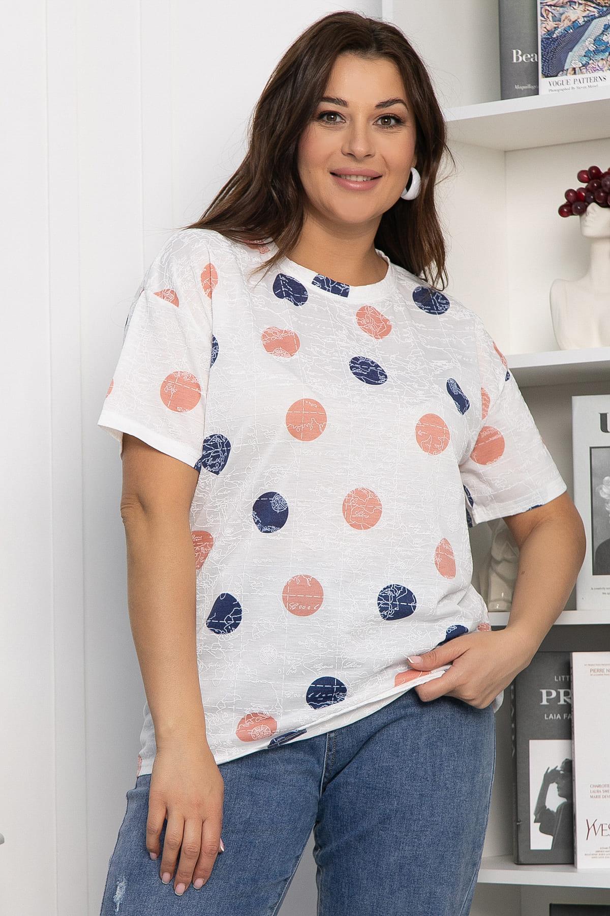 Блуза Тори (белая) Б13519-20М