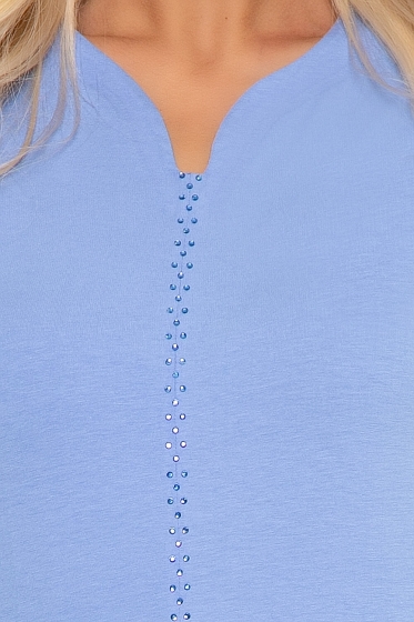Блуза "Солнечный день" (воздушно-голубая) НЬЮ Б3696