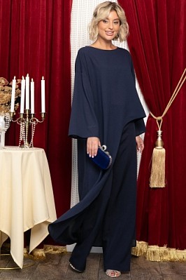 Блуза Лестия (синяя) Б14740-16М