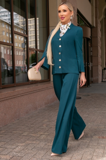 Костюм "Эрика" (изумруд) К3980