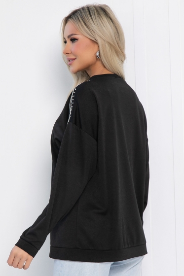 Свитшот Луана (черный) Б12737-5М