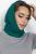 Косынка с подворотом (изумруд) КП23 Косынка с подворотом (изумруд) КП23