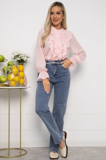 Блуза Розалинда (розовая) Б13685-5М