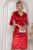 Платье Зимняя роза (красное) П12192-35 Платье Зимняя роза (красное) П12192-35