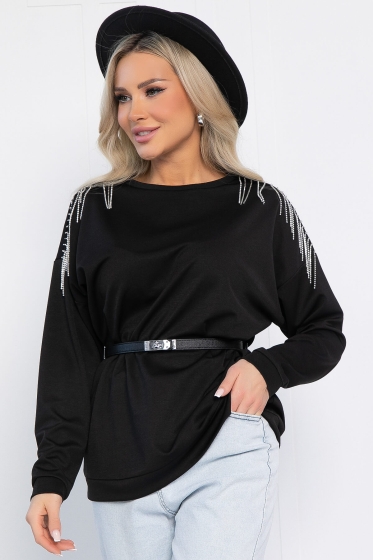 Свитшот Луана (черный) Б12737-5М