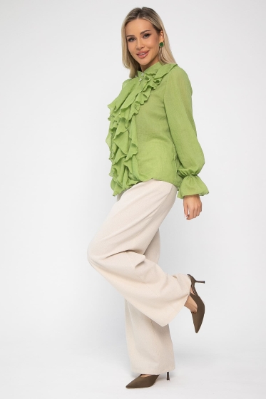 Блуза Розалинда (зеленое яблоко) Б13686-5М