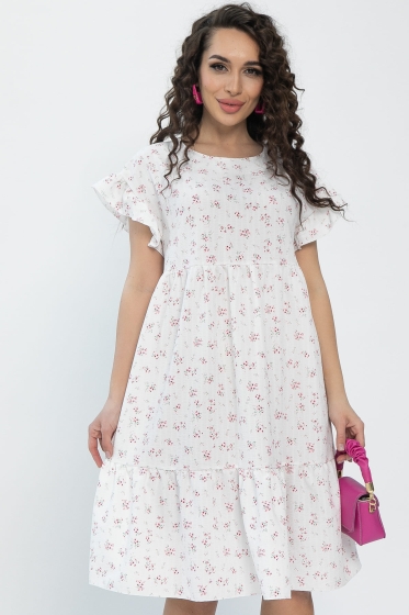 Платье Лапушка (белое) П13537-18М