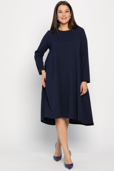 Платье Точка стиля (синее) П14832-16М